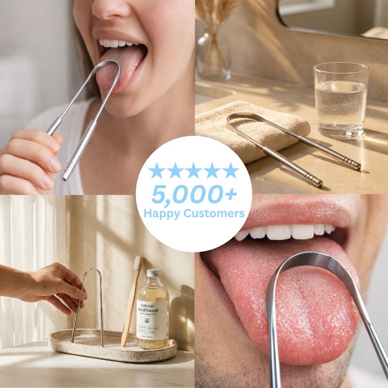 HealthySmyle™ Stainless Steel Tongue Scraper