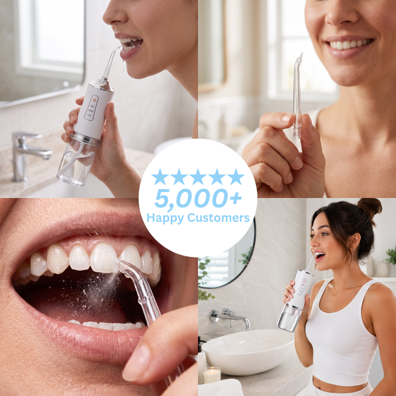HealthySmyle™ Premium Replacement Water Flosser Tips | 4-pack